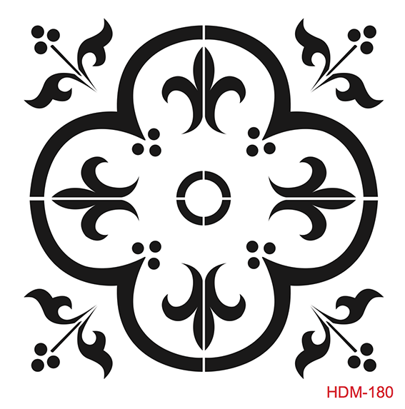Cadence Home Dekor Stencil HDM180 ( 25 x 25 )