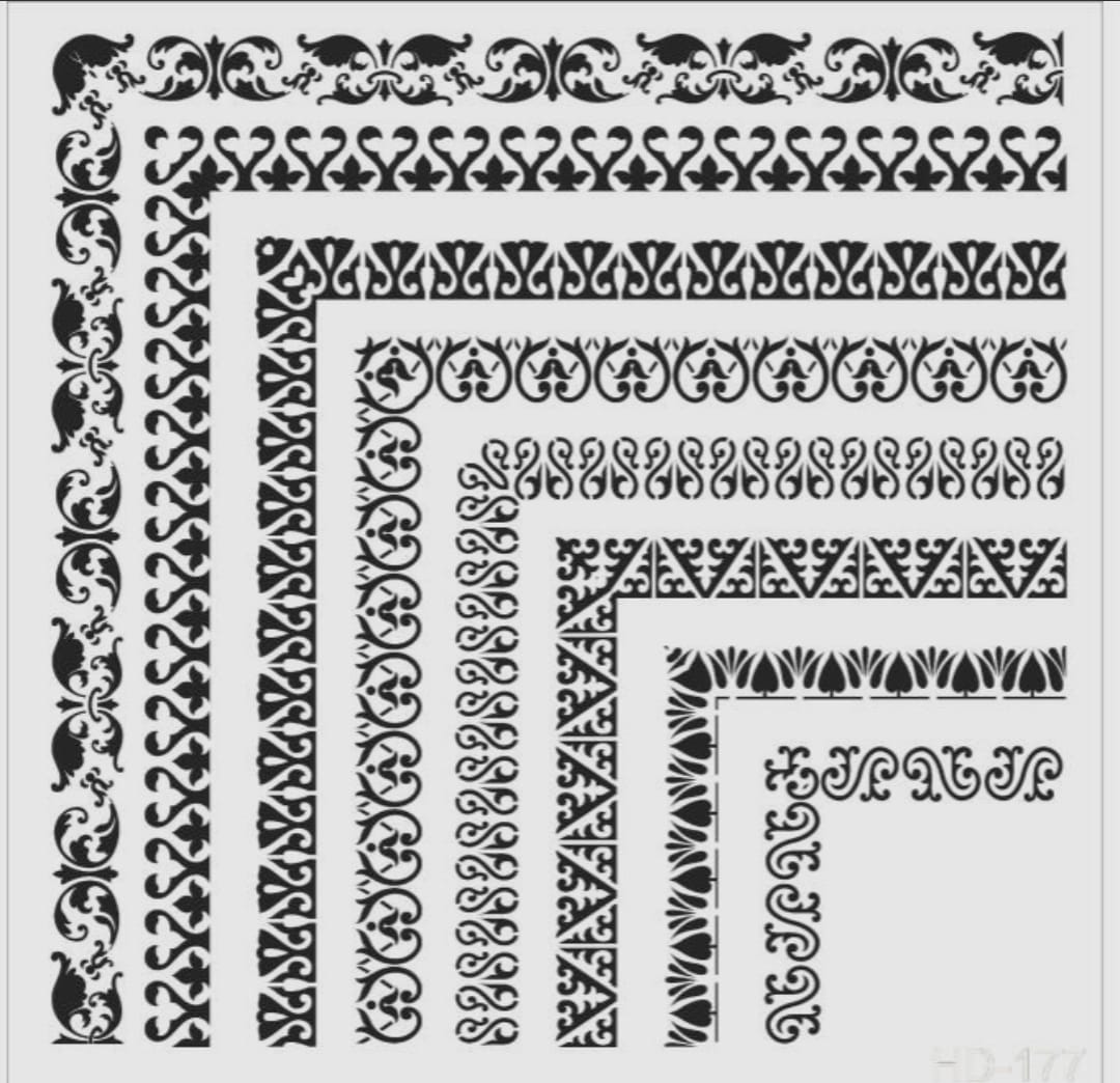 Cadence Home Dekor Stencil HD177 ( 45 x 45 )