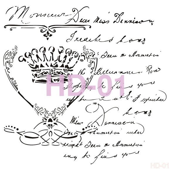 Cadence Home Dekor Stencil HD001 ( 45 x 45 )