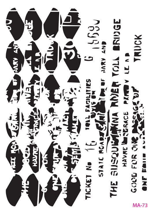 MA73 Mix Media Stencil