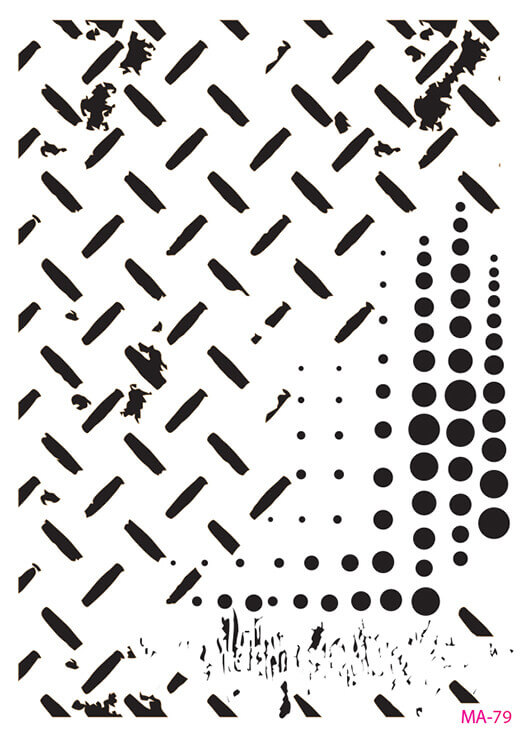 MA79 Mix Media Stencil
