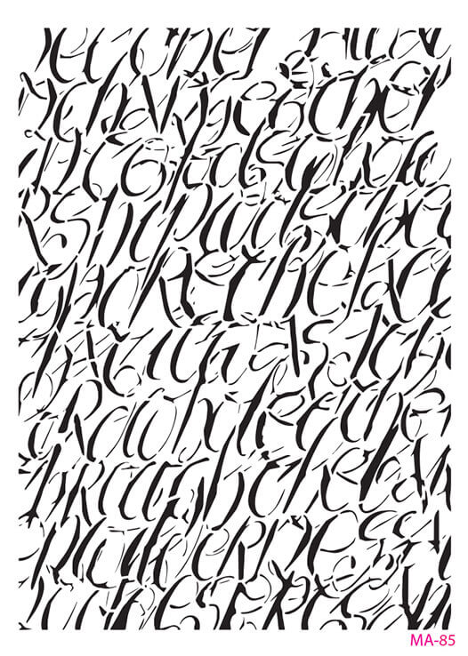MA85 Mix Media Stencil