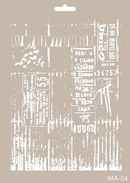 MA04 Mix Media Stencil