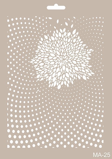 MA25 Mix Media Stencil