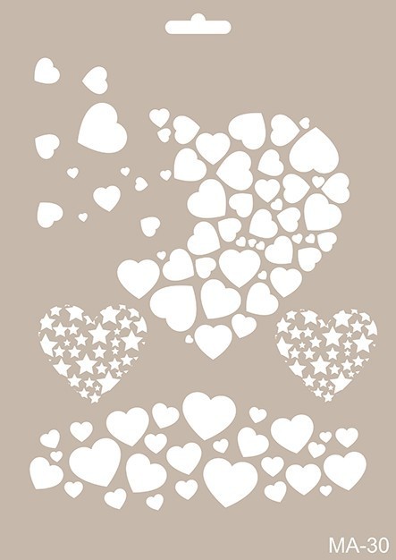 MA30 Mix Media Stencil