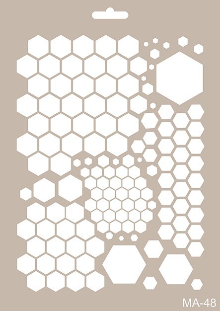 MA48 Mix Media Stencil