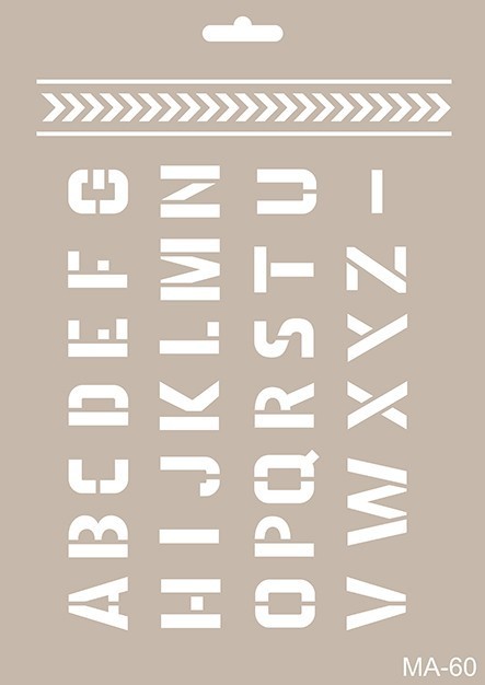 MA60 Mix Media Stencil