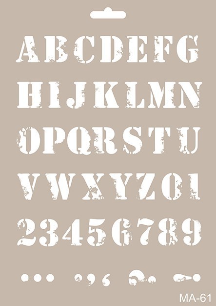 MA61 Mix Media Stencil