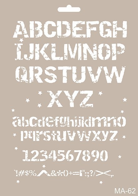 MA62 Mix Media Stencil