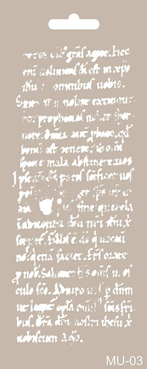 MU03 Mix Media Stencil