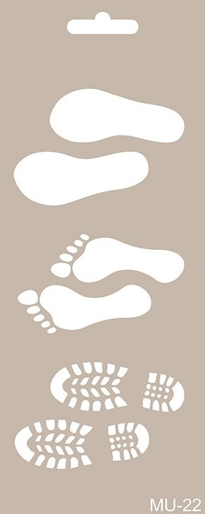 MU22 Mix Media Stencil