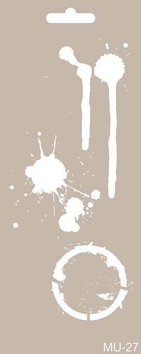 MU27 Mix Media Stencil