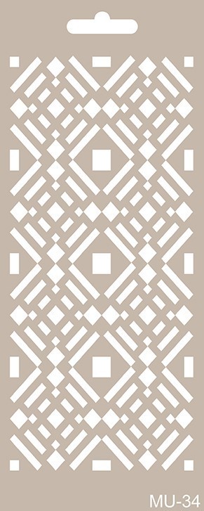 MU34 Mix Media Stencil