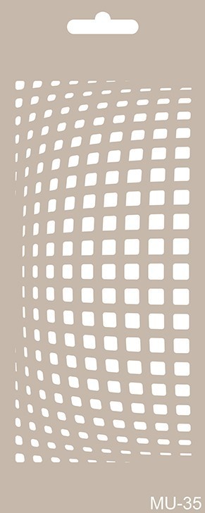 MU35 Mix Media Stencil