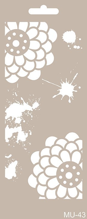MU43 Mix Media Stencil