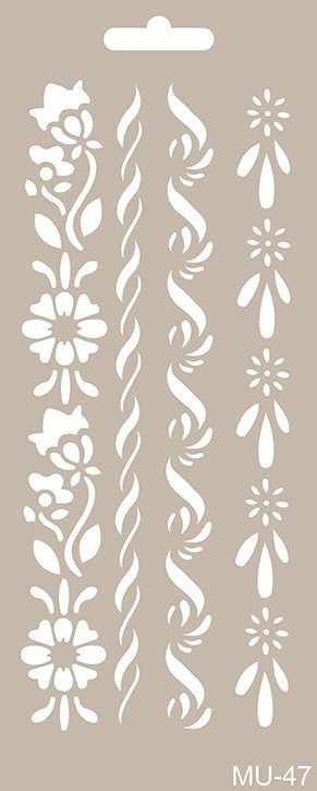 MU47 Mix Media Stencil
