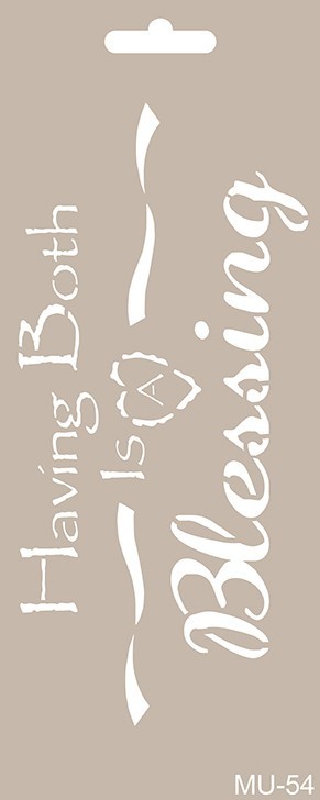 MU54 Mix Media Stencil