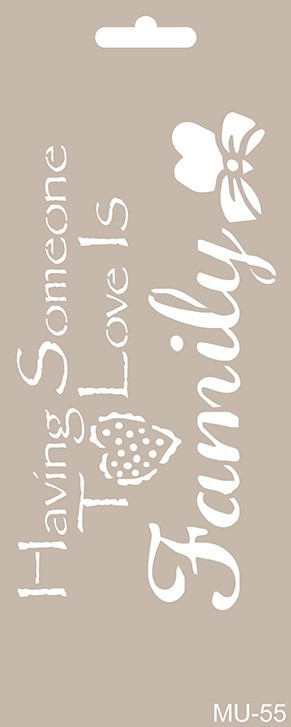 MU55 Mix Media Stencil