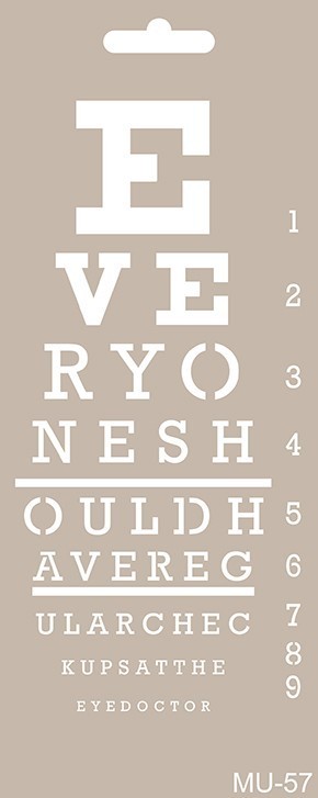 MU57 Mix Media Stencil