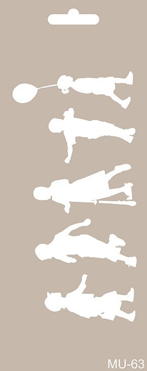 MU63 Mix Media Stencil