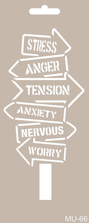 MU66 Mix Media Stencil