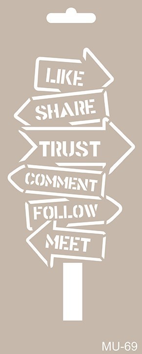 MU69 Mix Media Stencil