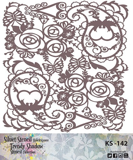 KS142 Silüet Stencil