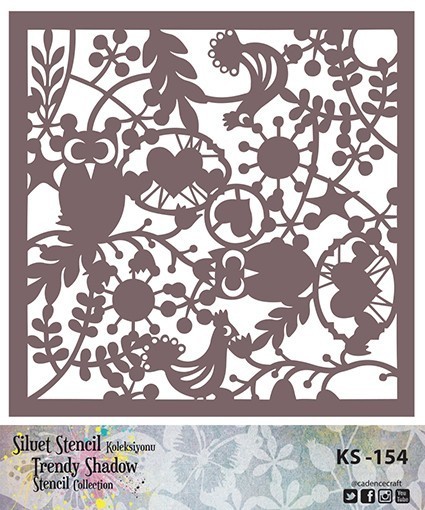KS154 Silüet Stencil