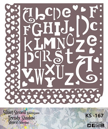 KS167 Silüet Stencil