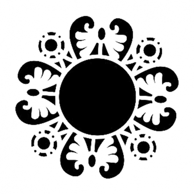 YB02 22x22 Yuvarlak Seri Stencil 