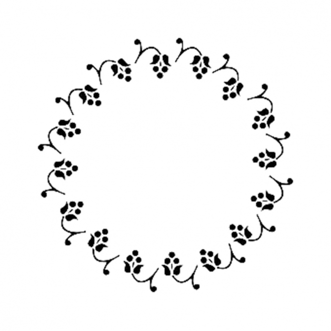 YB27  22x22 Yuvarlak Seri Stencil 