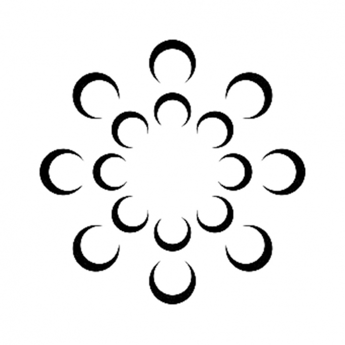 YB28  22x22 Yuvarlak Seri Stencil 