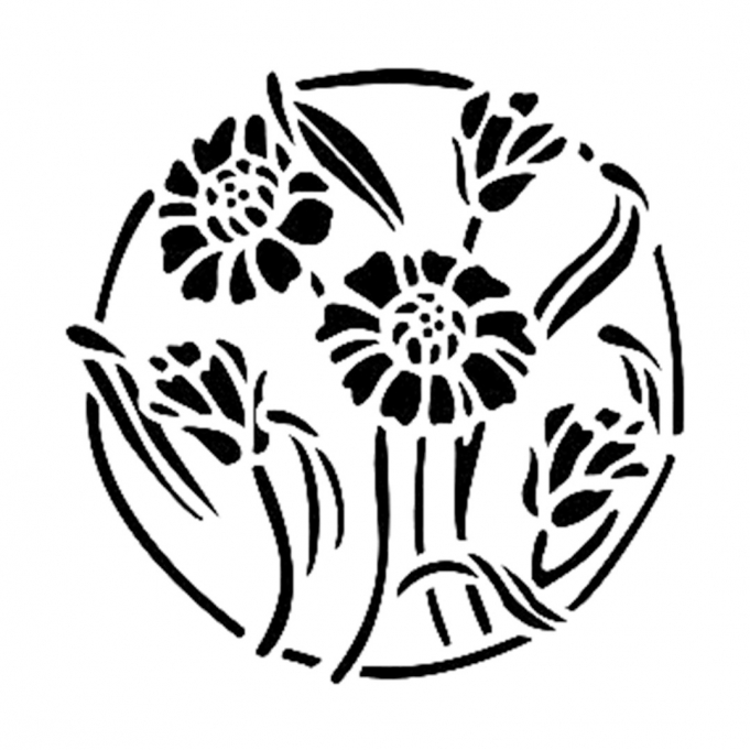 YB37 22x22 Yuvarlak Seri Stencil 