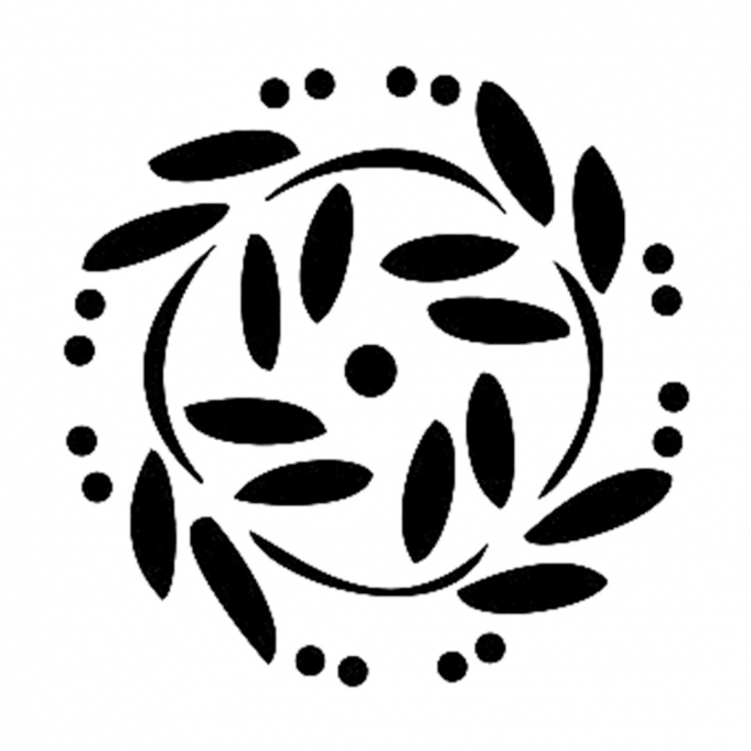 YB40 22x22 Yuvarlak Seri Stencil 