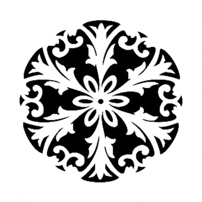 YB61 22x22 Yuvarlak Seri Stencil 