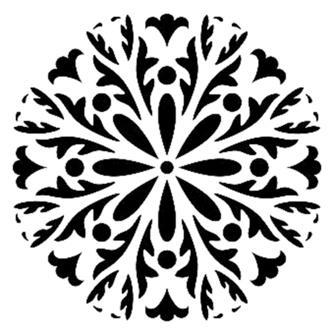 YB66 22x22 Yuvarlak Seri Stencil 