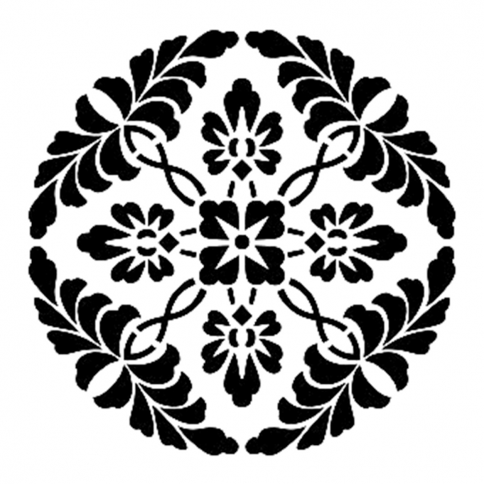 YB67 22x22 Yuvarlak Seri Stencil 