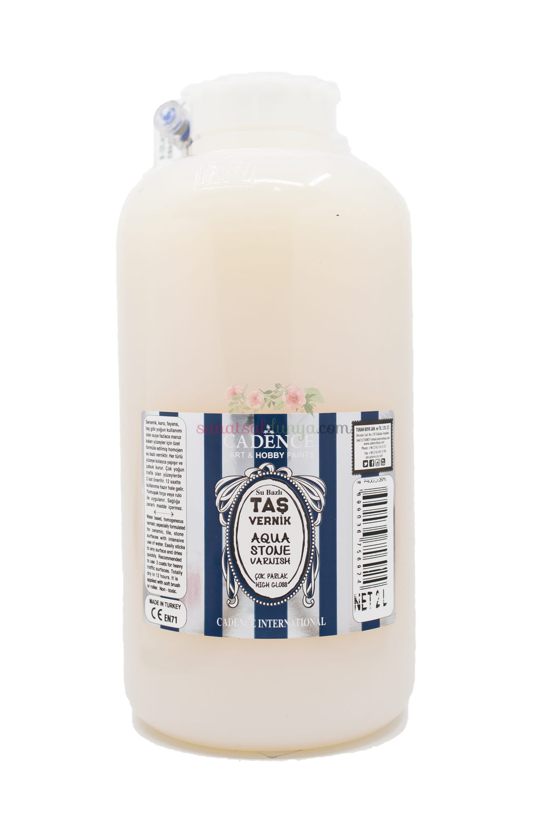 Cadence Taş Vernik 2LT / Yüksek Dayanıklı Vernik-PARLAK