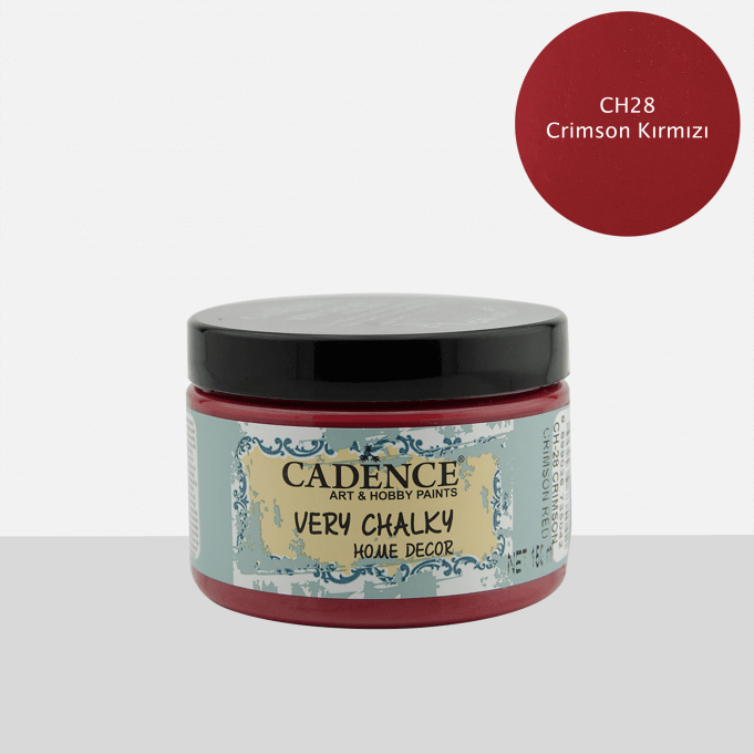 Crimson Kırmızı Cadence Very Chalky Home Decor CH28 150 ML