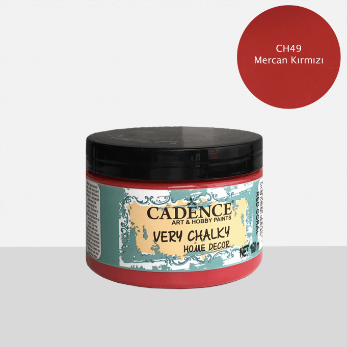 Kırmızı Mercan Cadence Very Chalky Home Decor CH49 150 ML