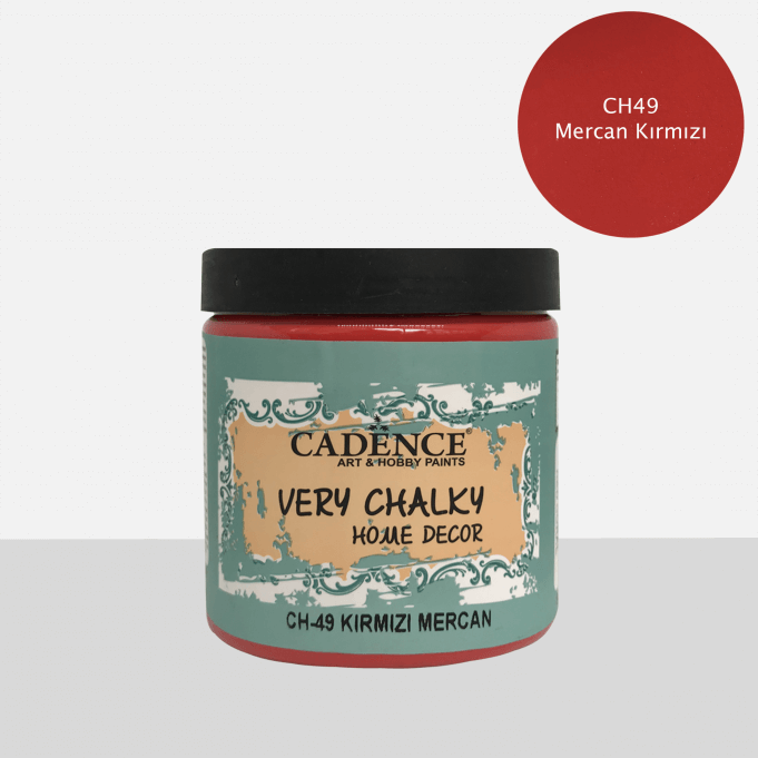 Kırmızı Mercan Cadence Very Chalky Home Decor CH49 500 ML