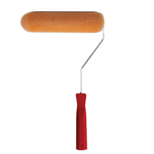 Sünger Üstü Kadife Kaplı 15cm Rulo Saplı Fırça