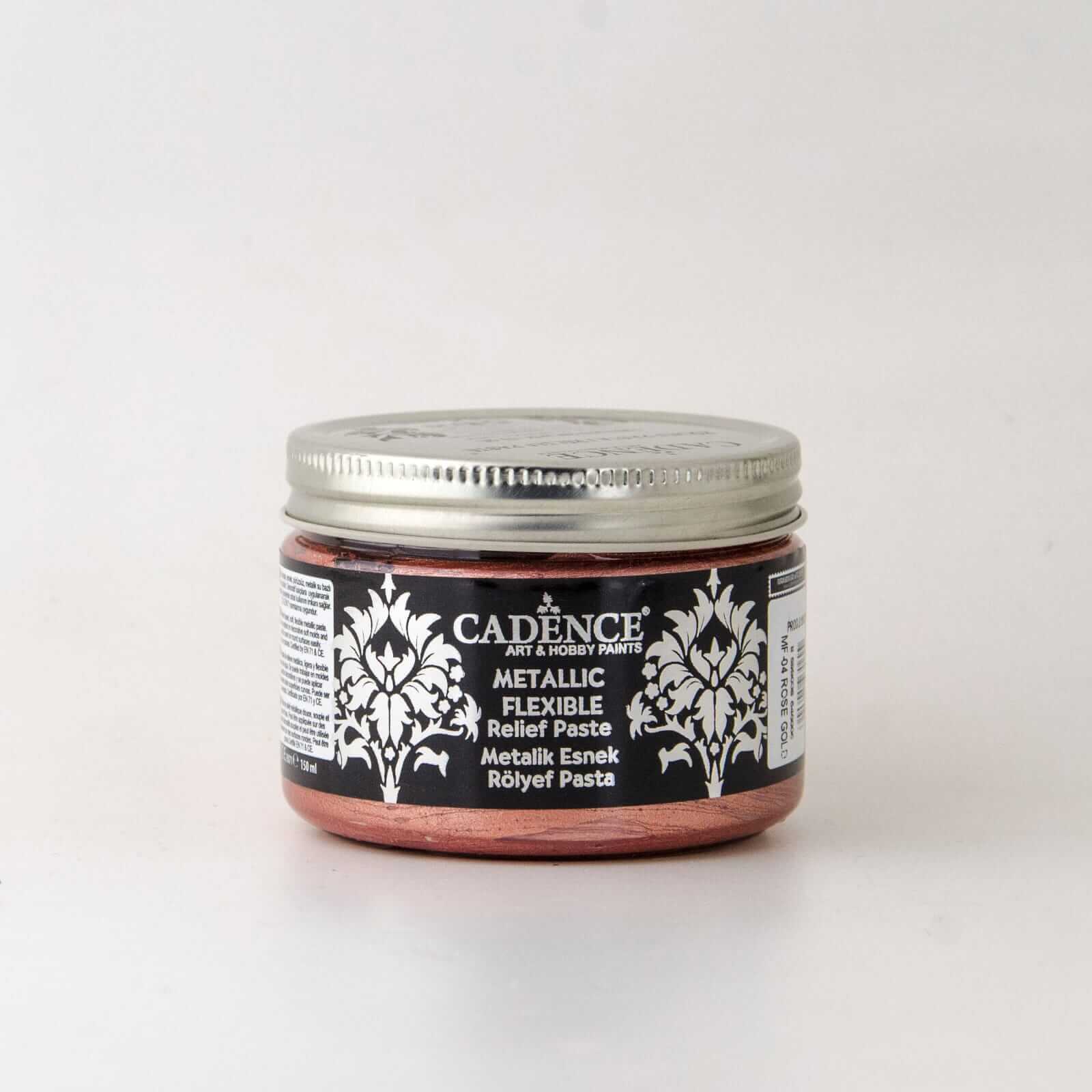 Rose Gold Cadence Metalik Esnek Rölyef Pasta - MF04