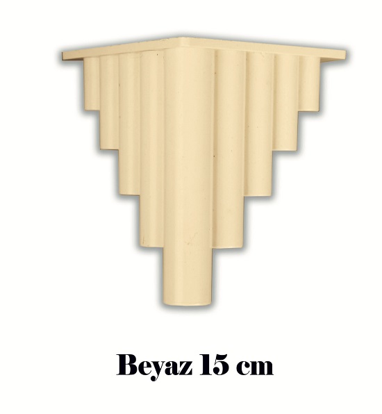 Sütun Ayak 15 cm - Altın Gümüş Siyah Beyaz-143623