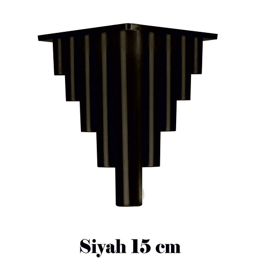 Sütun Ayak 15 cm - Altın Gümüş Siyah Beyaz-143622