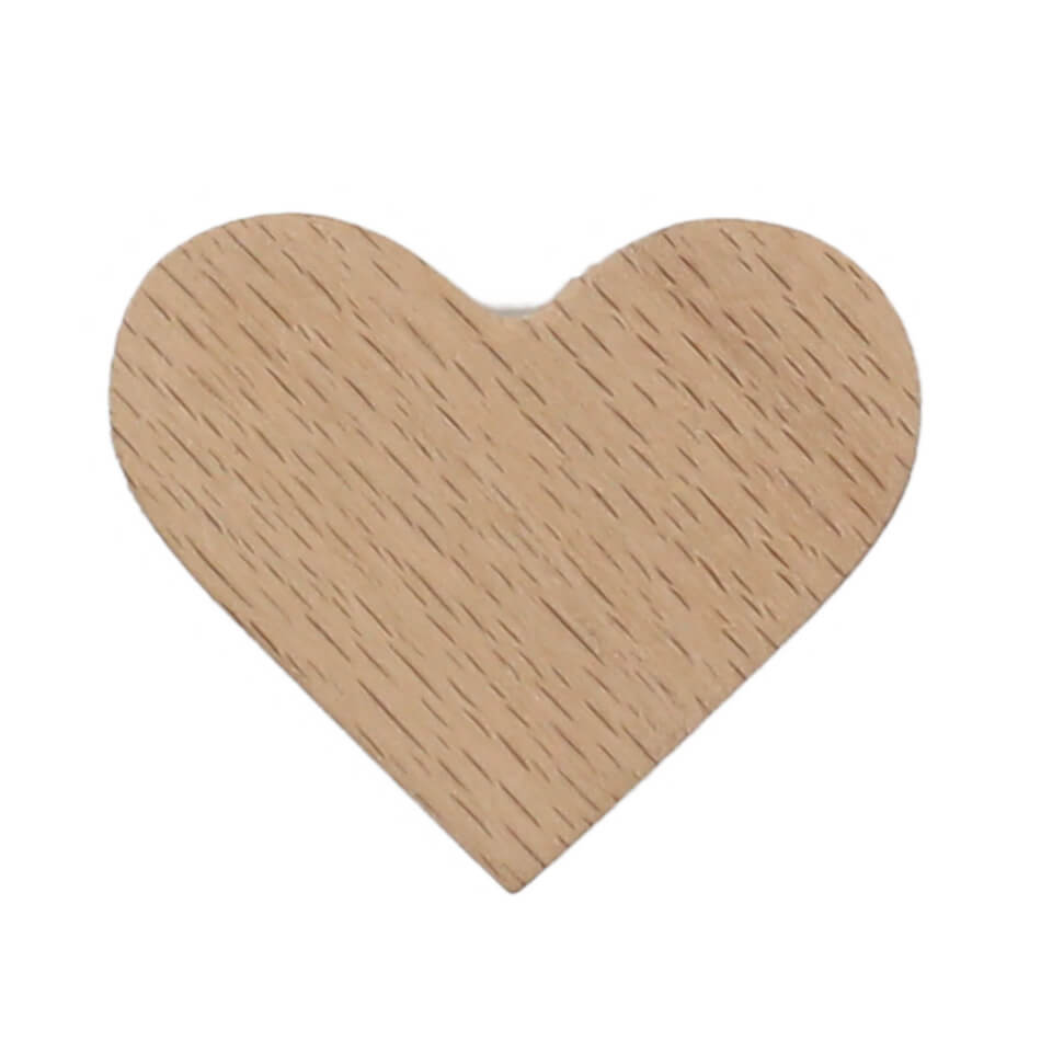 Boyanabilir Çocuk Odası Kulp - DOĞAL AĞAÇ KULP KALP