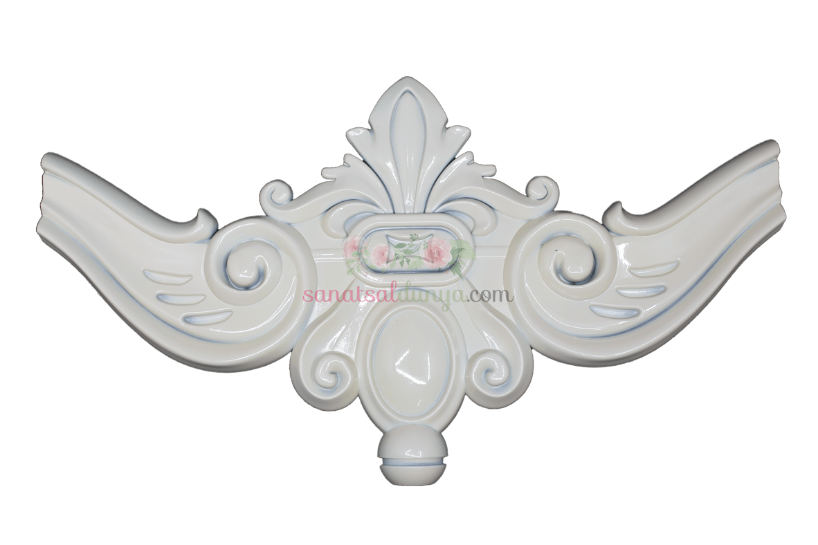 Perde Süs Sarı - Mobilya / Duvar Süsü(47*26)