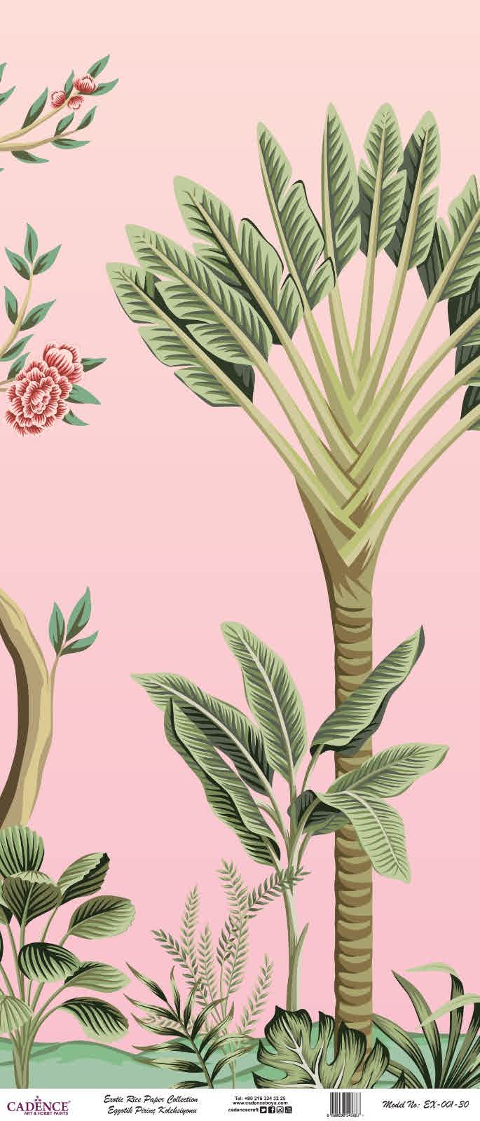 Egzotik Desen Cadence Pirinç Dekopaj  - EX001 (3LÜ SERİ)-144191