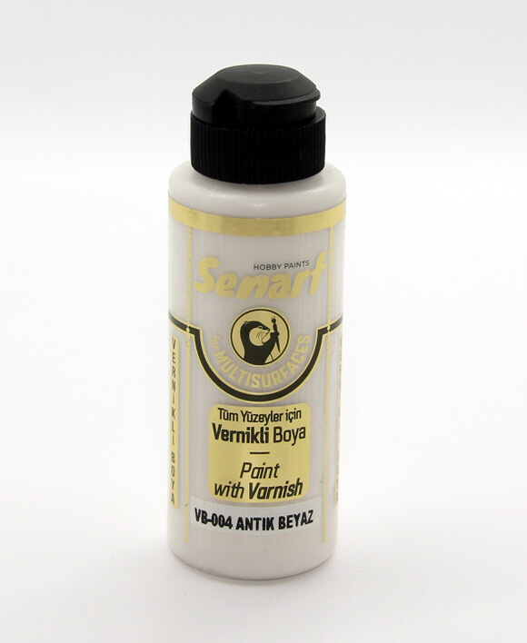 Antik Beyaz Senart Vernikli Boya 120 ML VB004