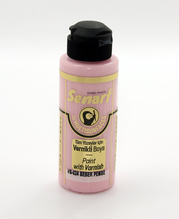 Bebek Pembe Senart Vernikli Boya 120 ML VB024